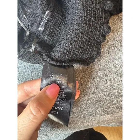 Free People Halter Top Women XL Black Feminine Delicate Summer Low Back Tank - Picture 7 of 8